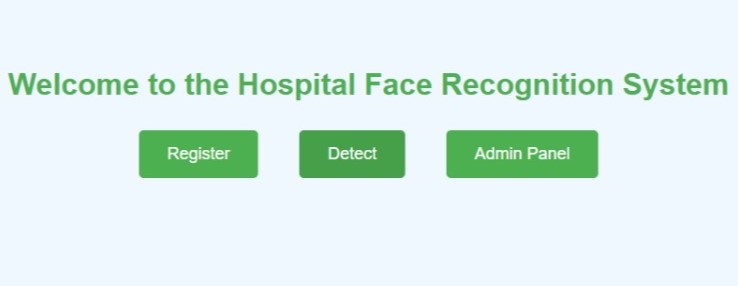Patient Face Recognition Screenshot 1